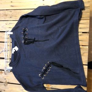 BRAND NEW FUZZY CROP TOP